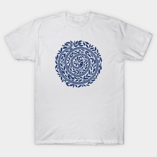 Spiral Snake navy T-Shirt